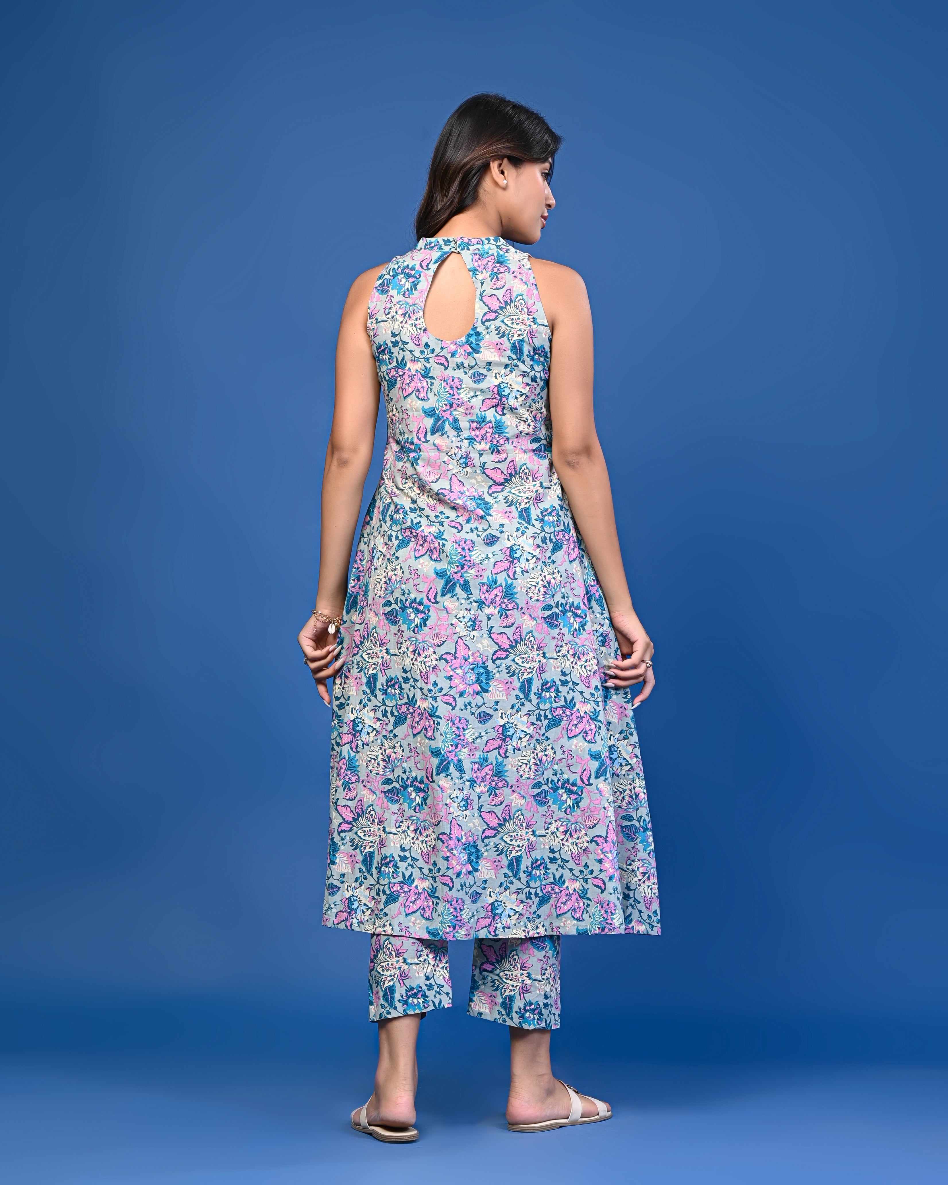 Pastel Floral Printed Co-ord Set